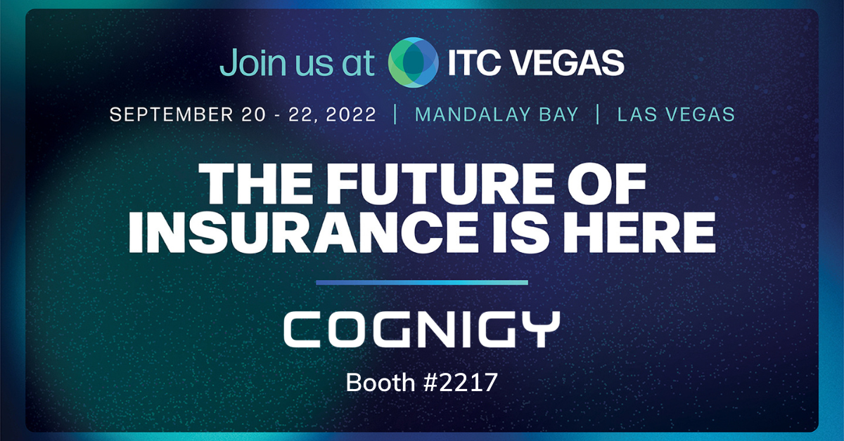 Meet with Cognigy at InsureTech Connect 2022